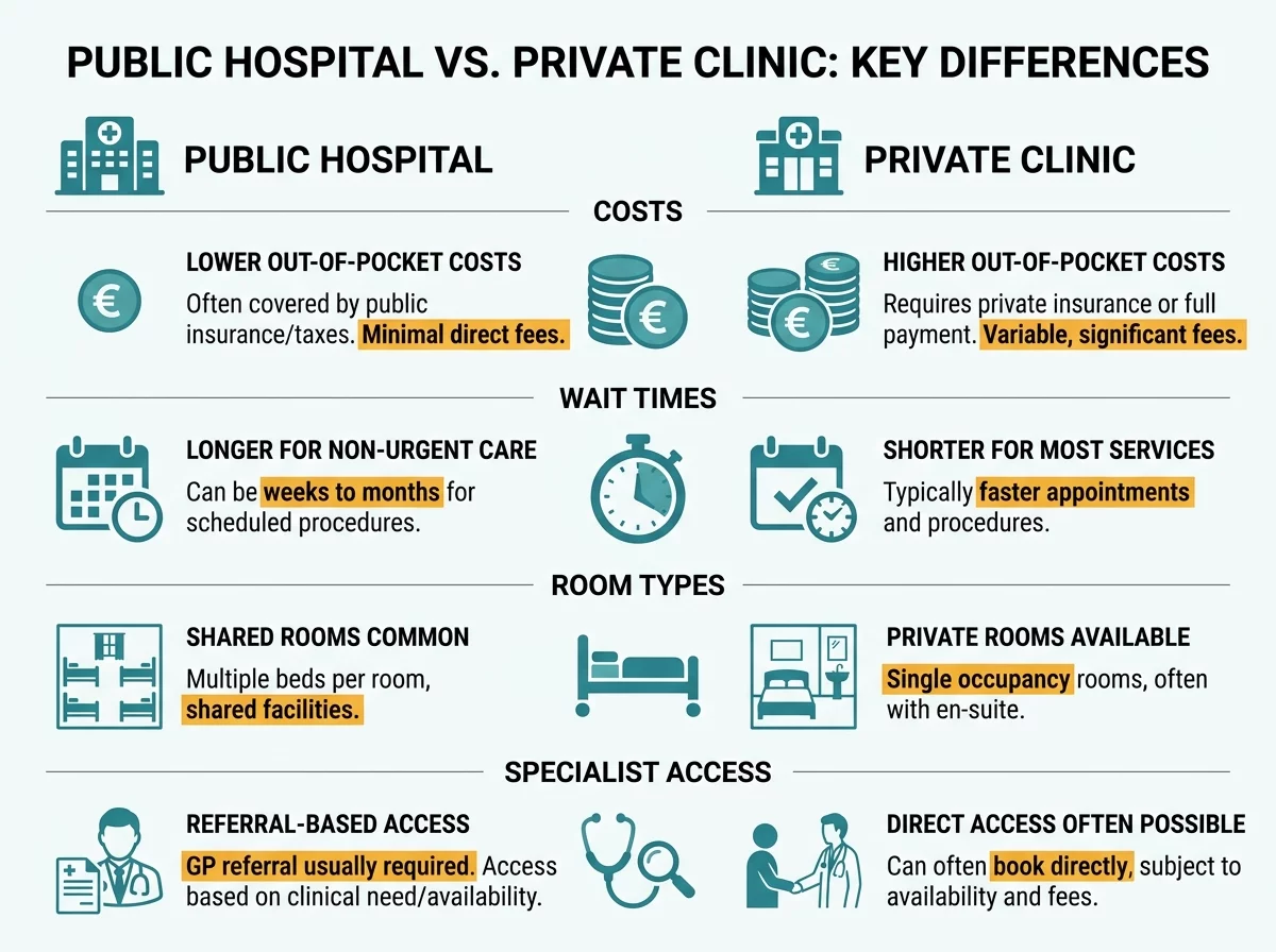 Tableau comparatif couts public vs prive